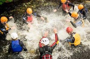 Gorge-Walkers-Splashing-Around-Yorkshire-Dales