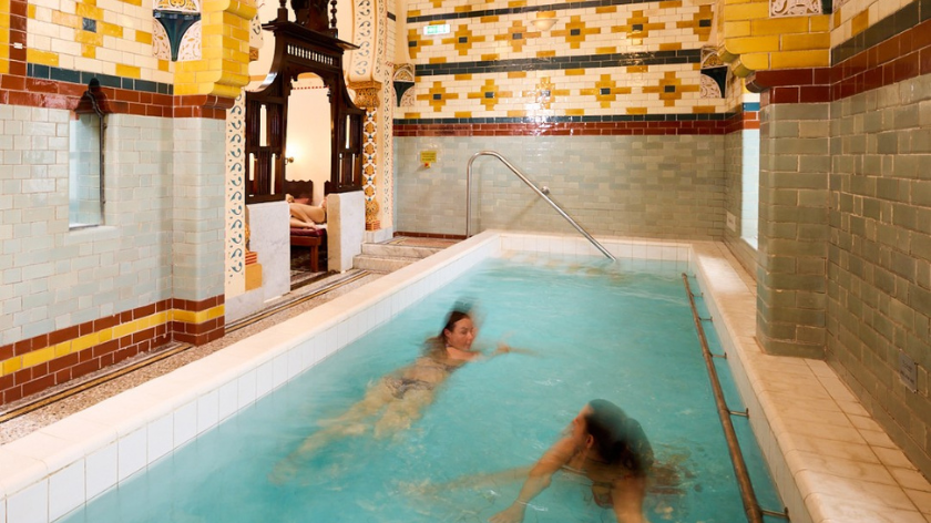 turkish baths spa main pool in Harrogate.